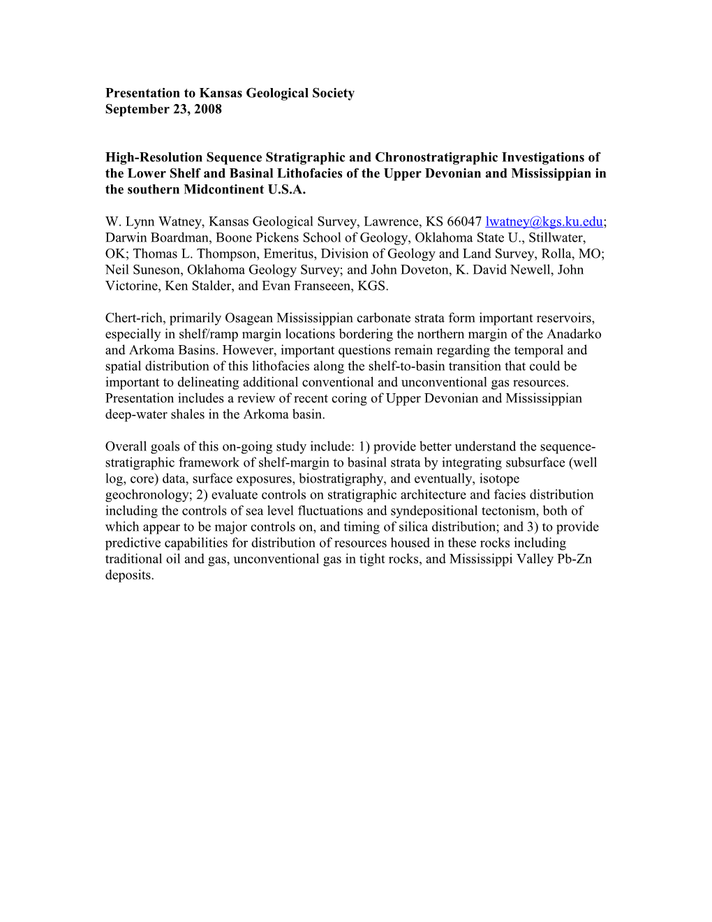 High-Resolution Sequence Stratigraphic and Chronostratigraphic Investigations of the Lower