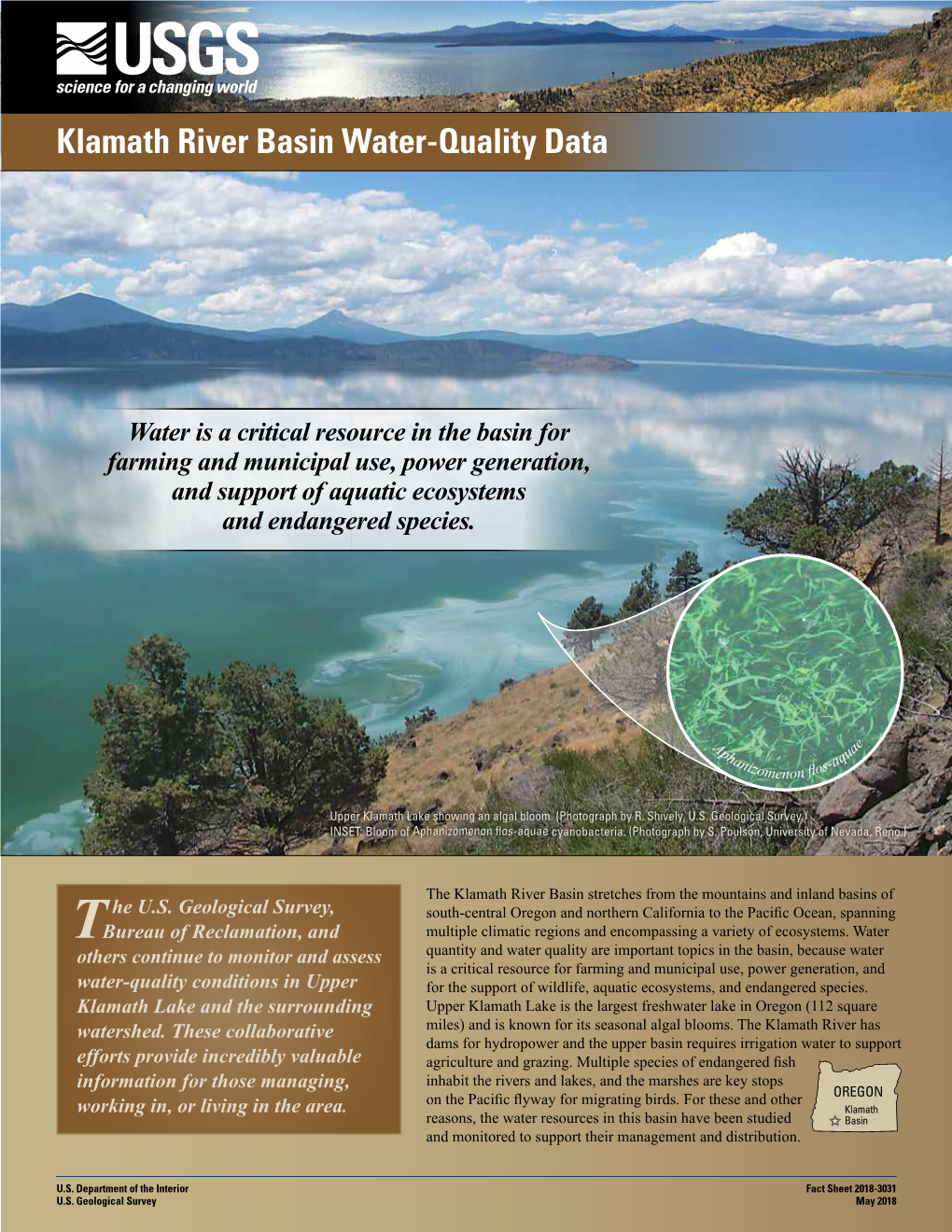 Klamath River Basin Water-Quality Data