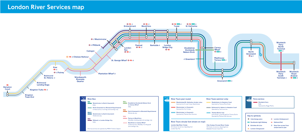 London River Services Map