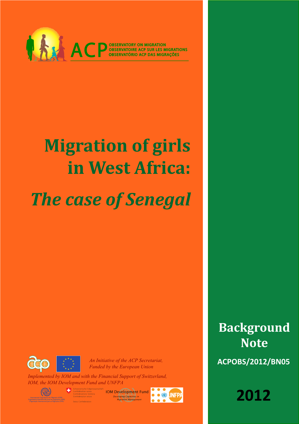 Migration of Girls in West Africa: the Case of Senegal