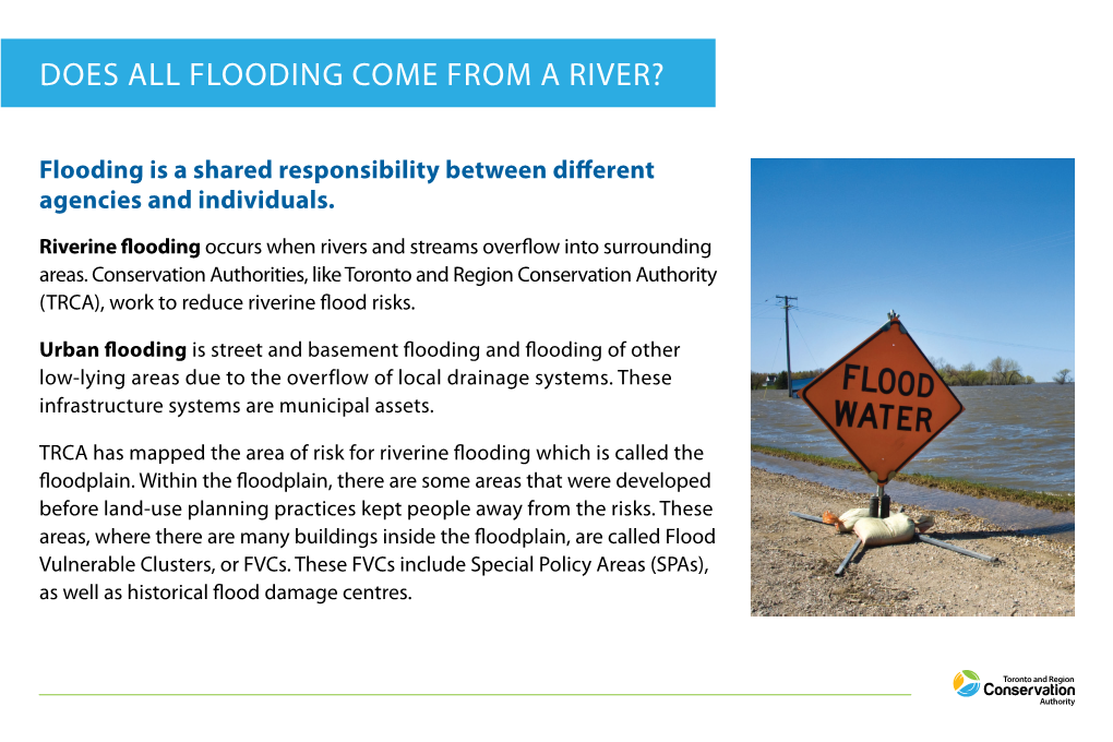 Flooding Is a Shared Responsibility Between Different Agencies And