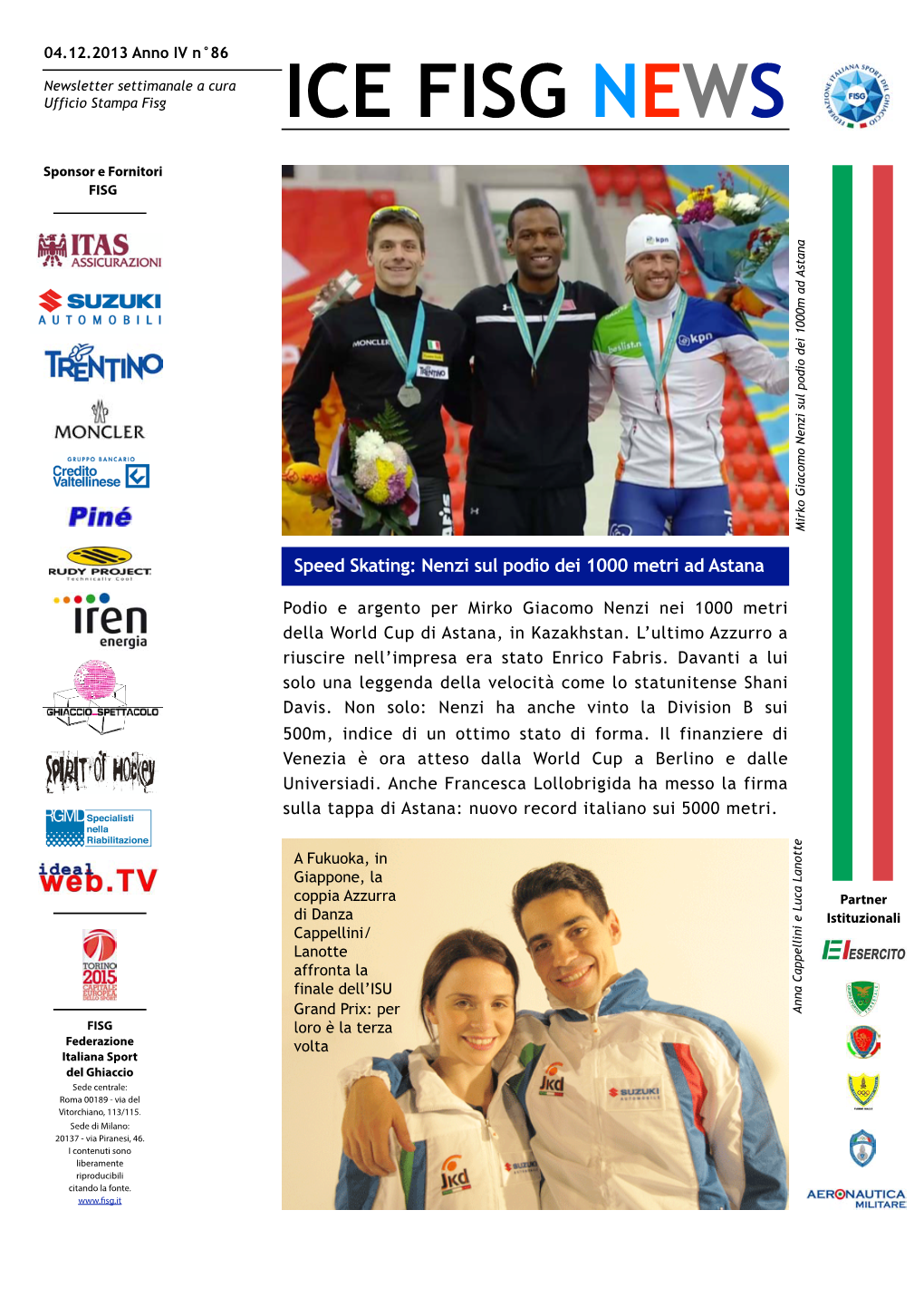 Newsletter Fisg 04:12:2013