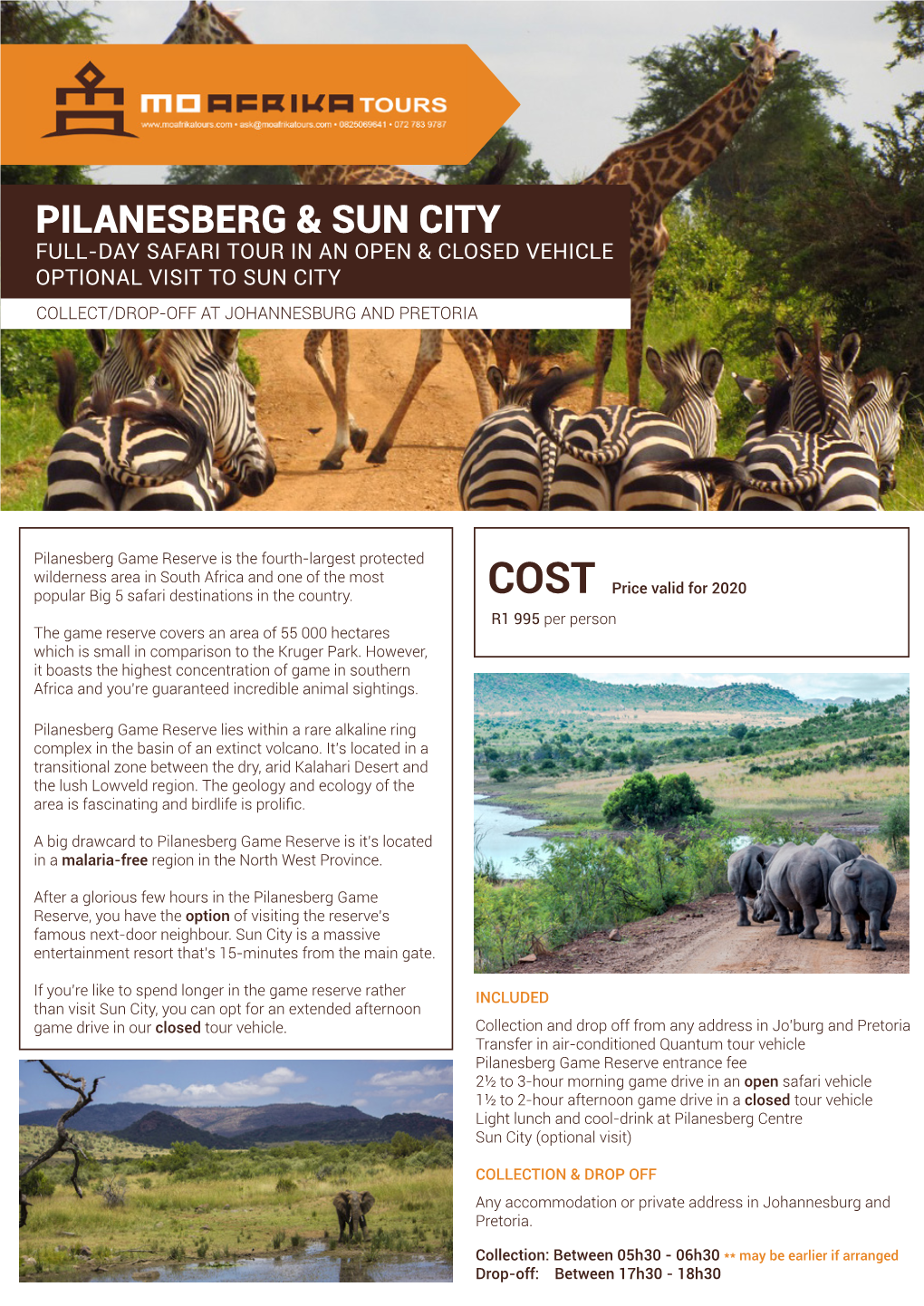 Pilanesberg & Sun City
