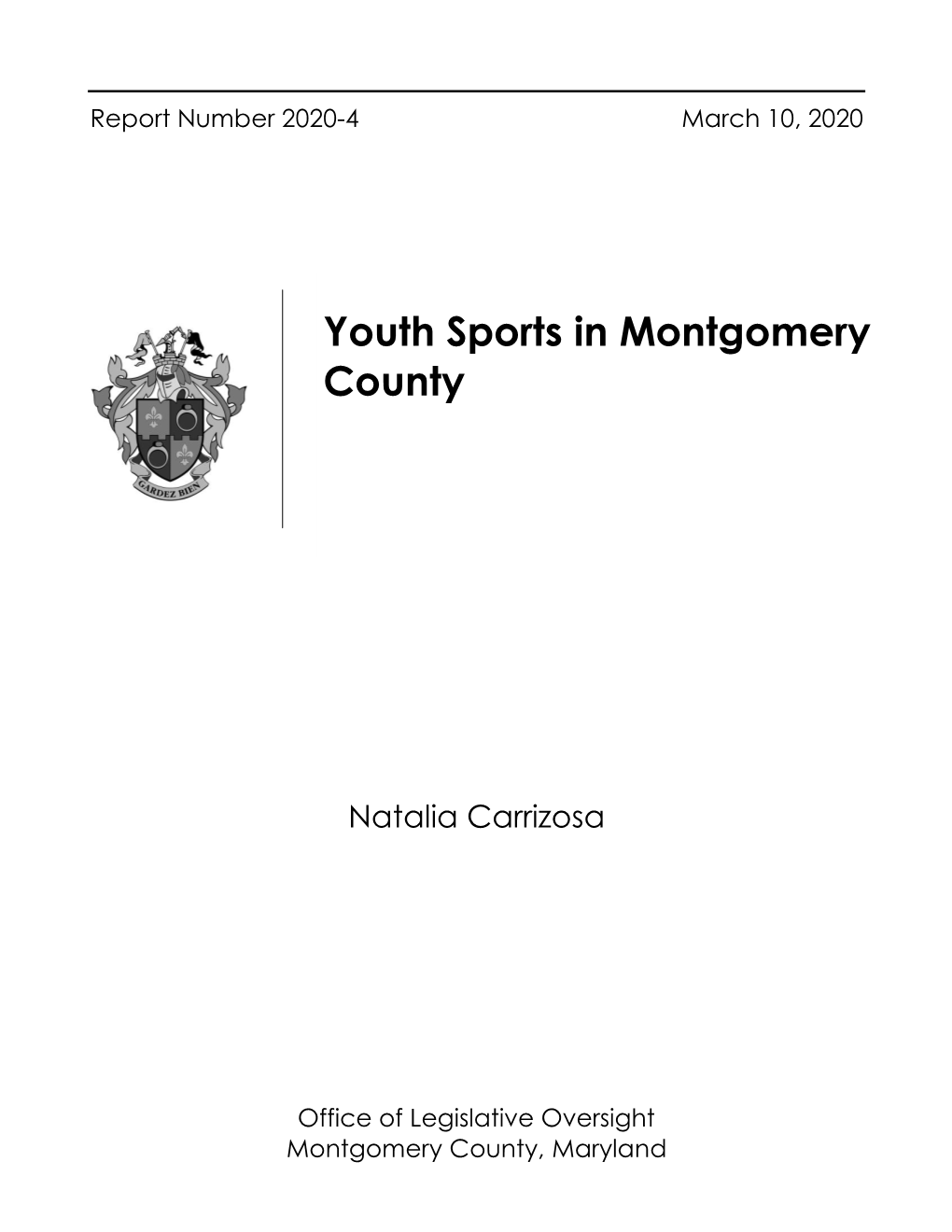 Youth Sports in Montgomery County