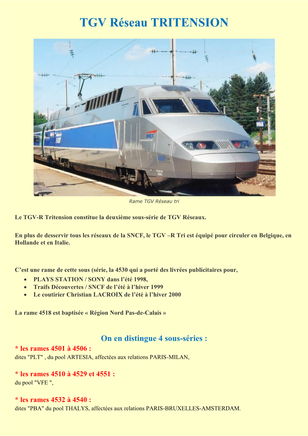 TGV Réseau TRITENSION