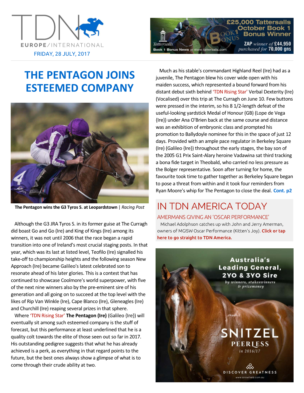 In Tdn Europe Today