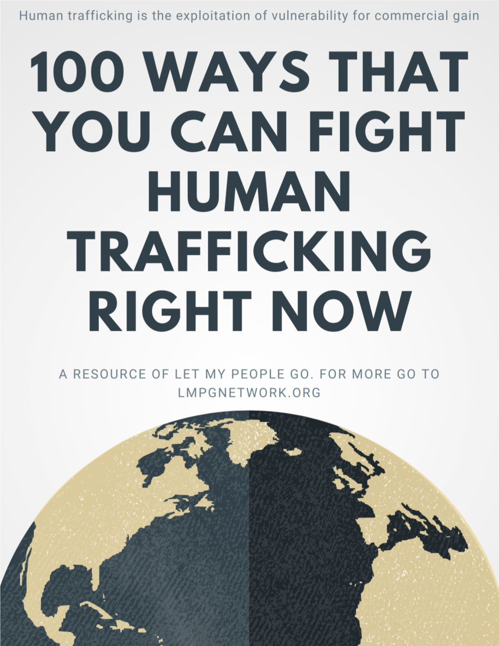 100 Ways You Can Fight Human Trafficking