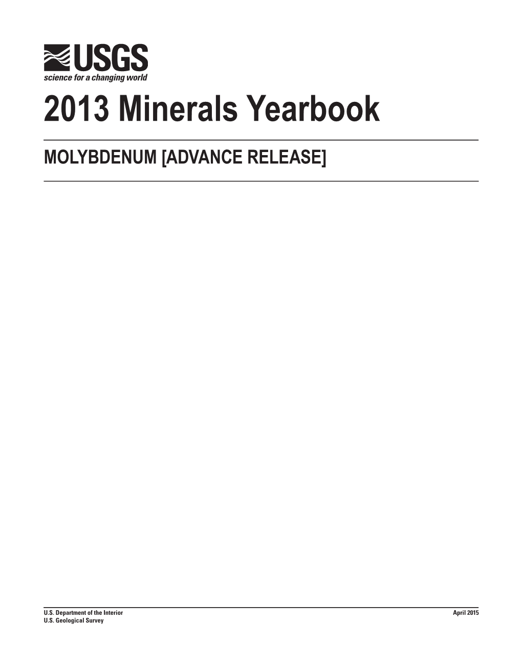 Molybdenum 2013