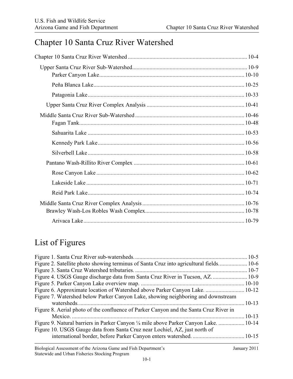 Chapter 10 Santa Cruz River Watershed