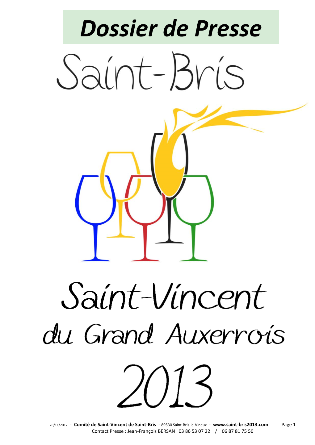 Saint-Bris Le Vineux - Viticole Page 18 Le Vineux Bris