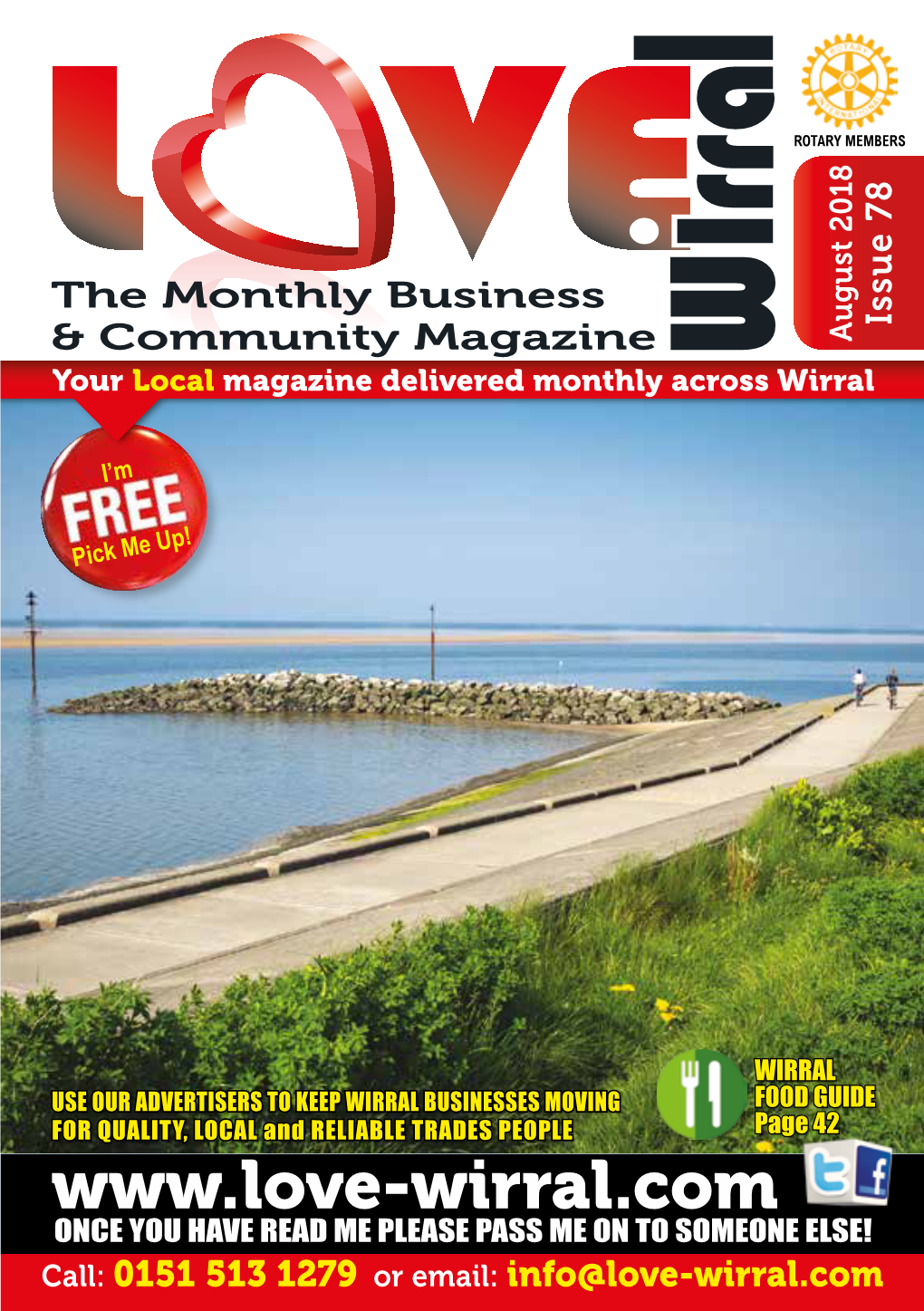 August 2018 August 2018 Your Local Magazine Delivered Monthly Across Wirral
