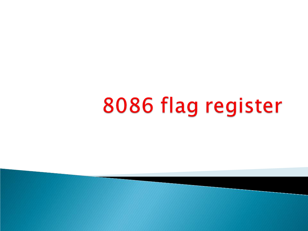 8086-Flag-Register-And-Comparision.Pdf