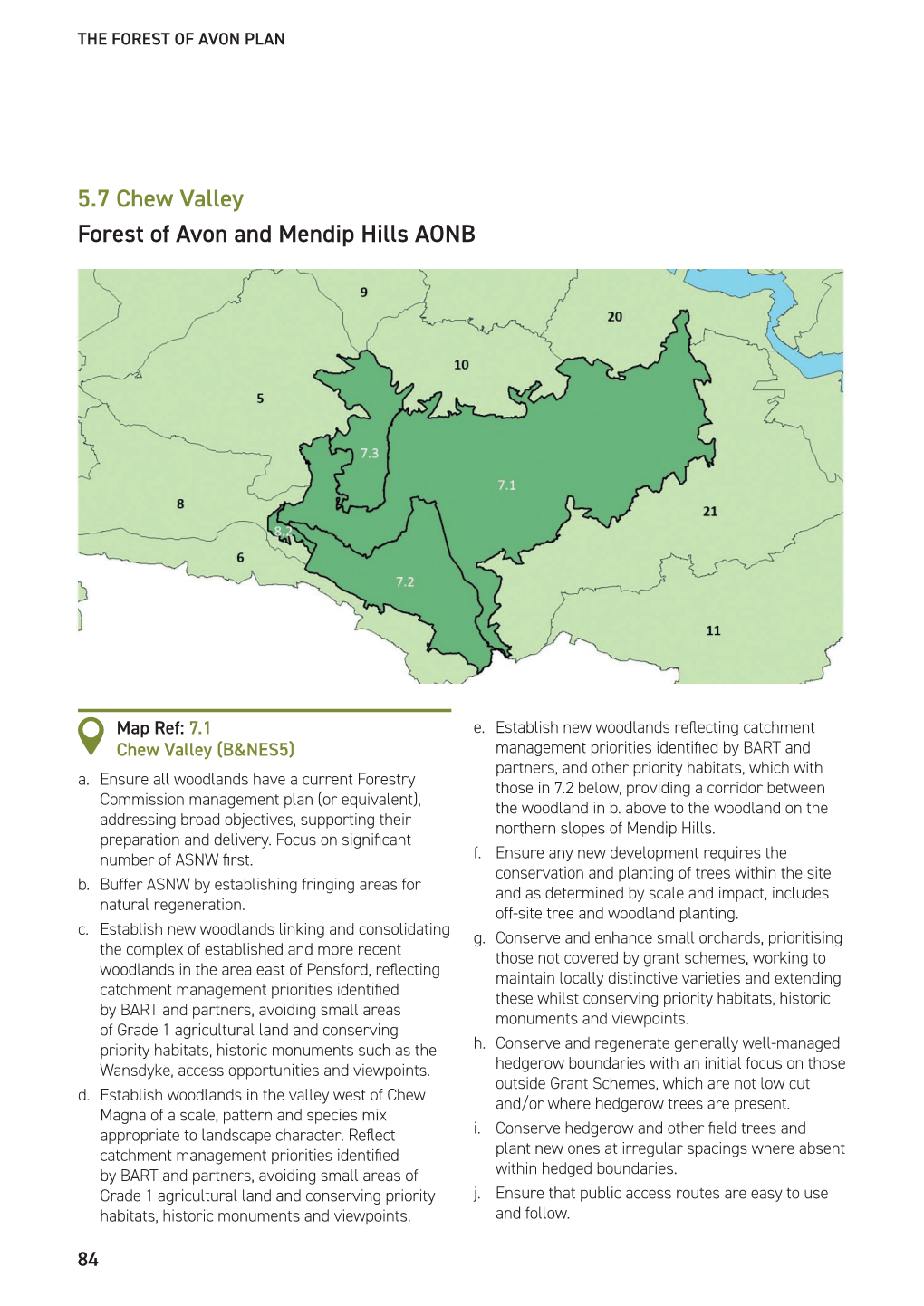 5.7 Chew Valley Forest of Avon and Mendip Hills AONB