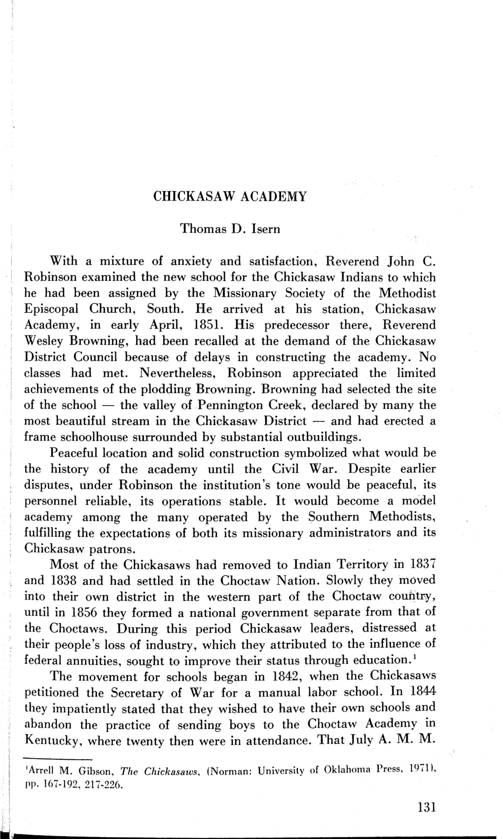 Chickasaw Academy