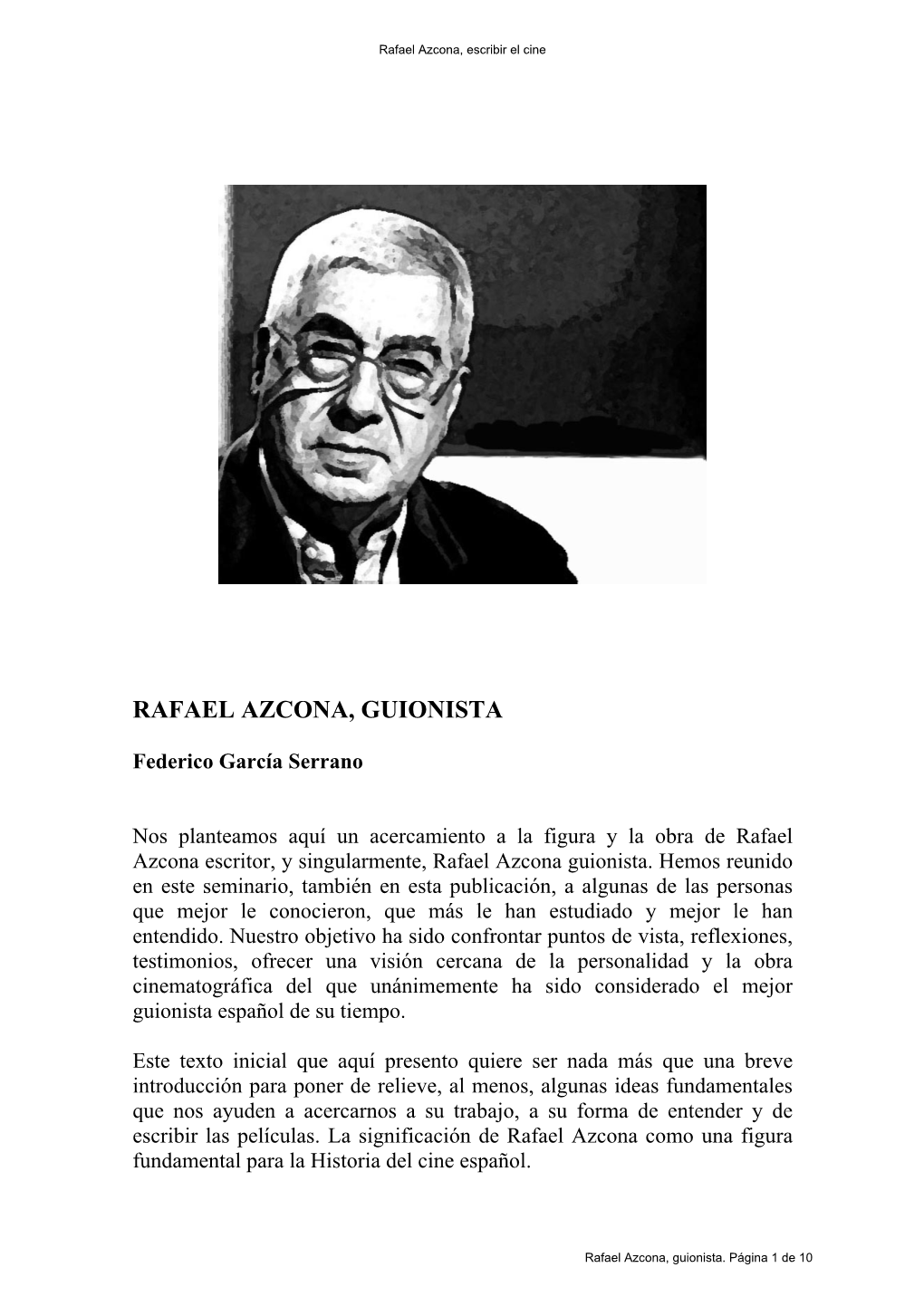 Rafael Azcona, Guionista