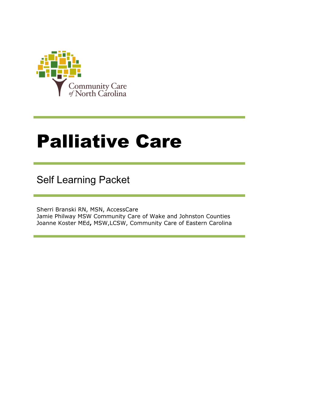 Palliative Care