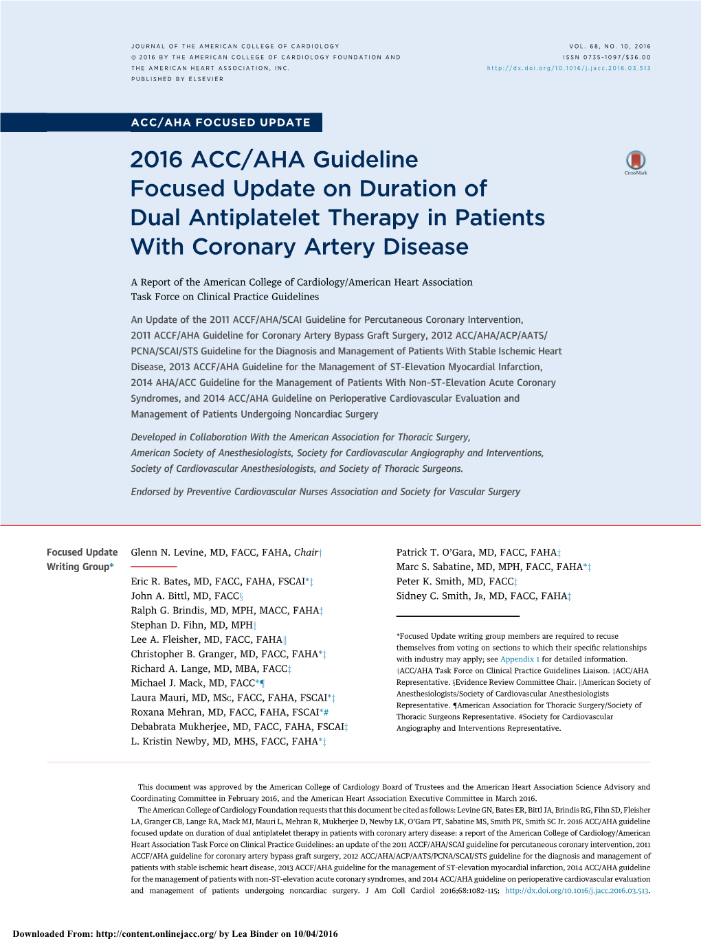 1 Levine 2016 DAPT Guidelines.Pdf