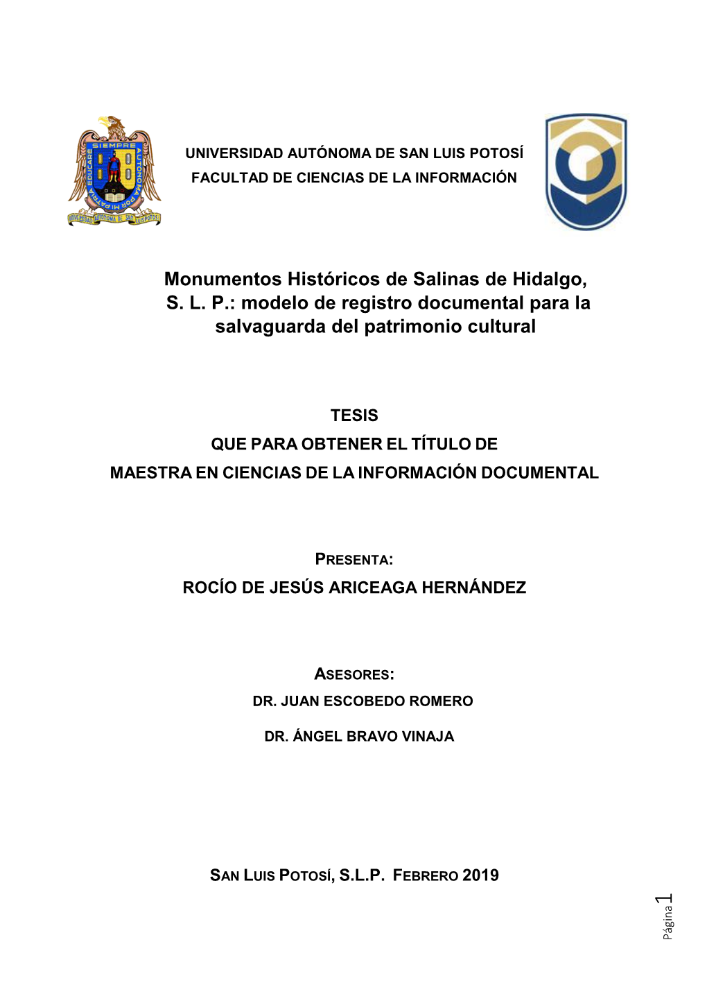 Monumentos Históricos De Salinas De Hidalgo, S