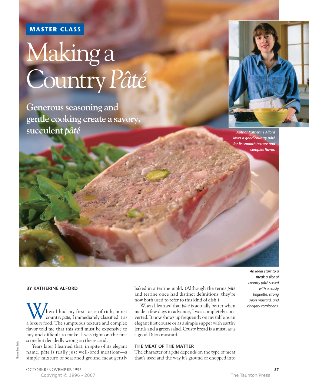Making a Country Pâté Generous Seasoning and Gentle Cooking Create a Savory