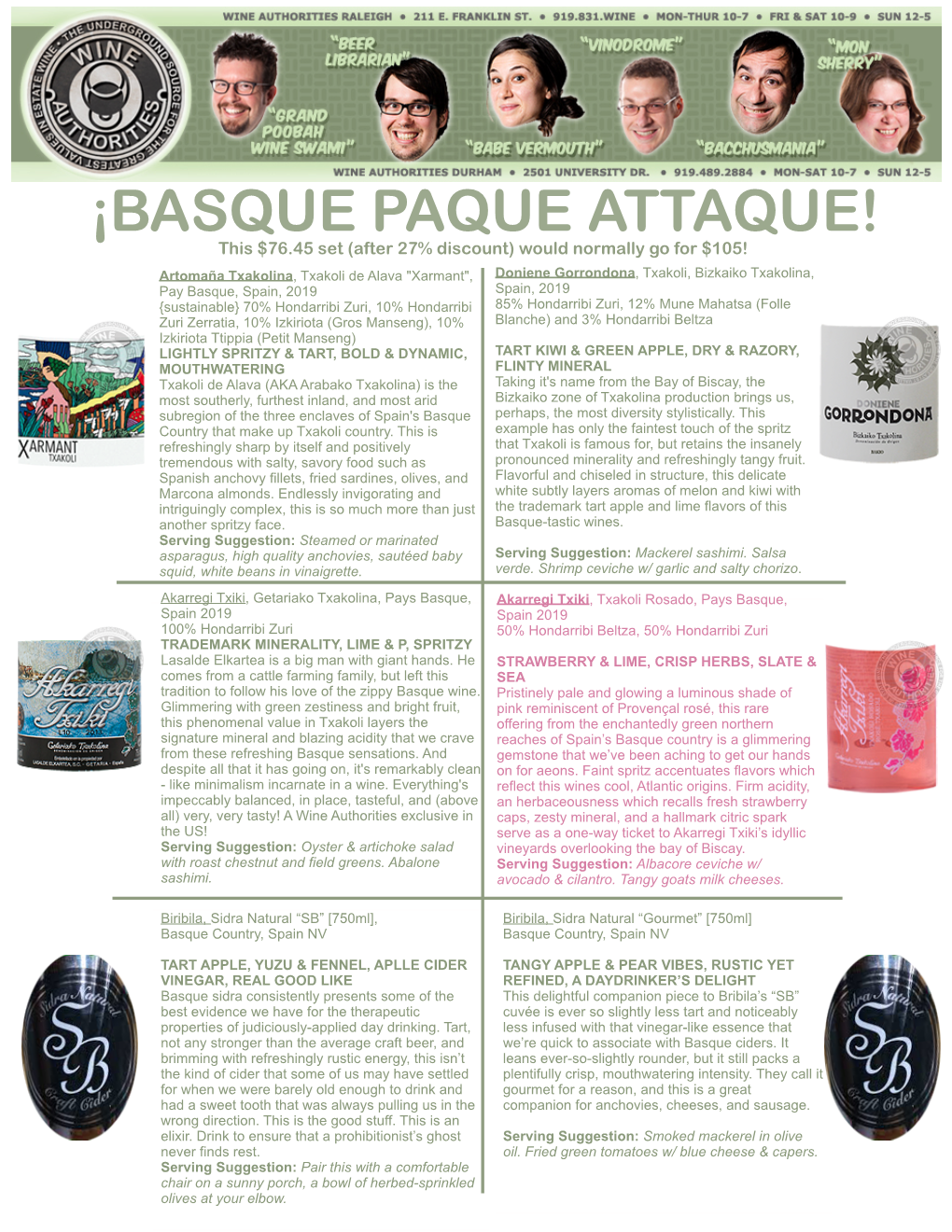 ¡Basque Paque Attaque!