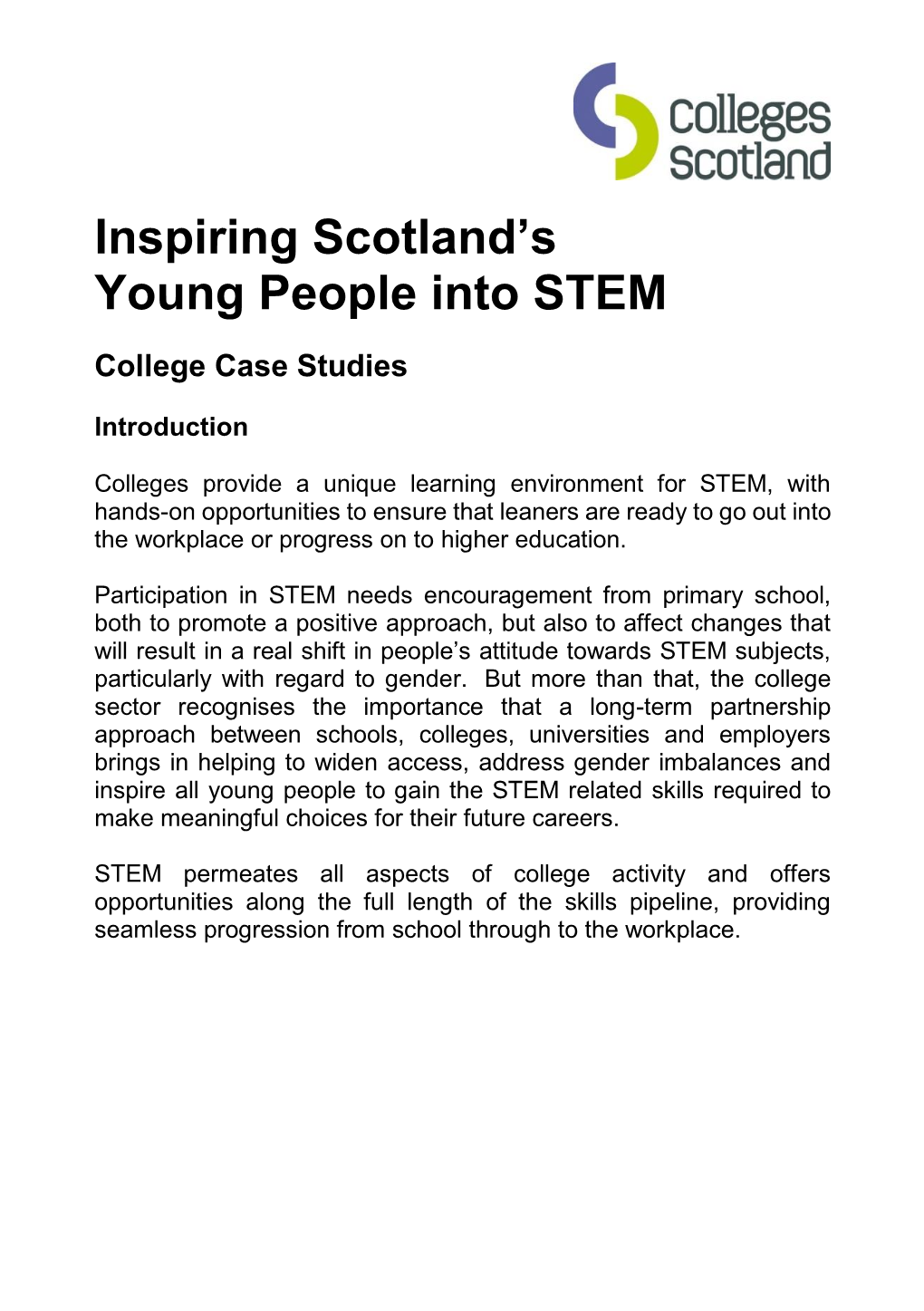 Pdf STEM Case Studies Booklet