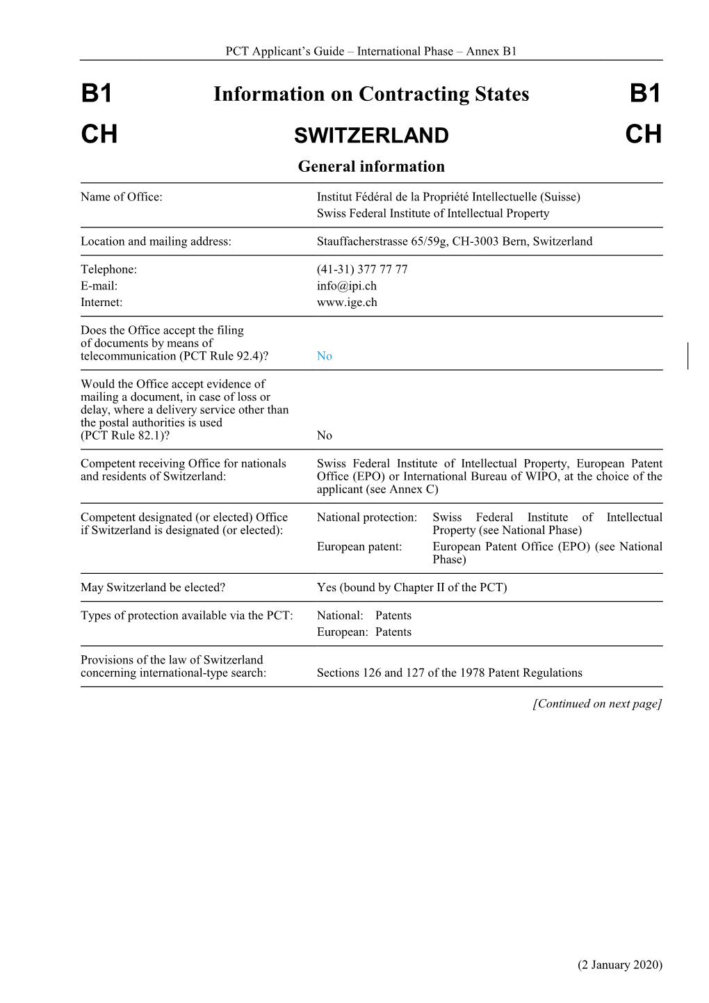 PCT Applicant's Guide