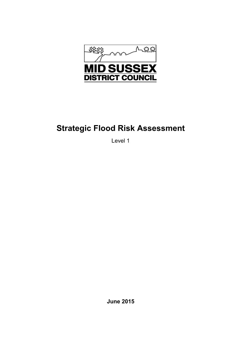 Strategic Flood Risk Assessment Level 1
