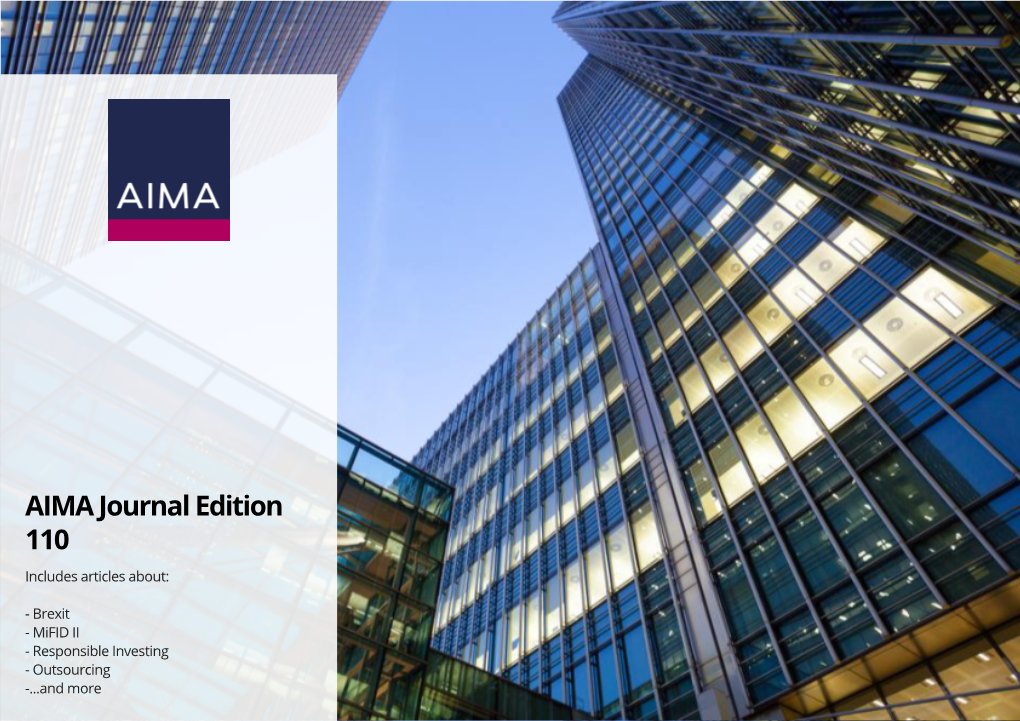 AIMA Journal Edition 110 Includes Articles About