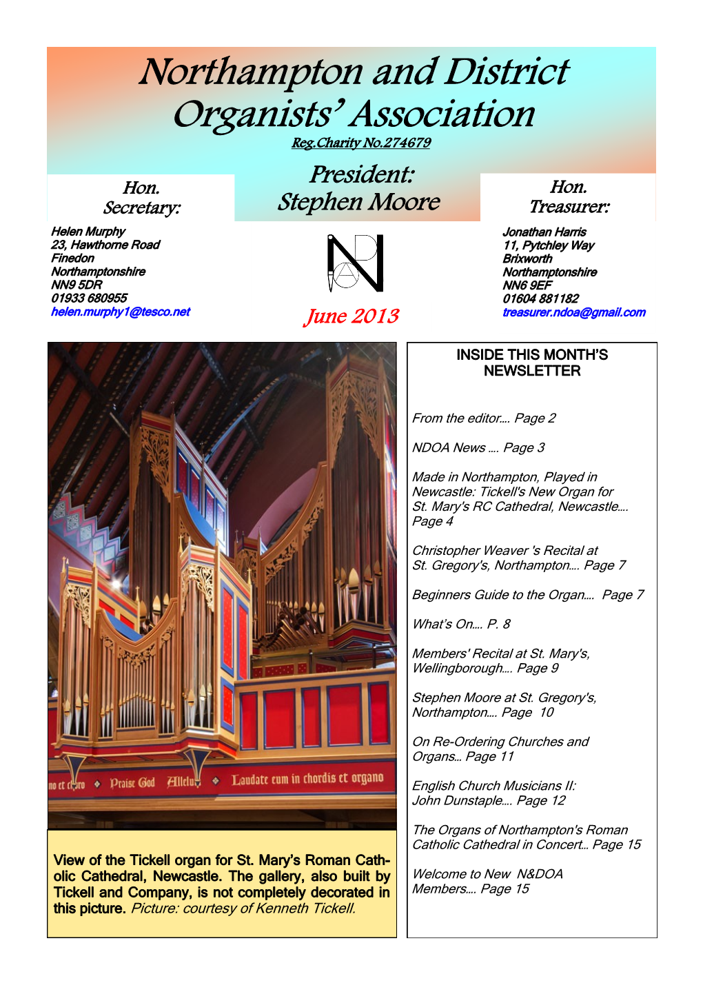 Northampton and District Organists' Association