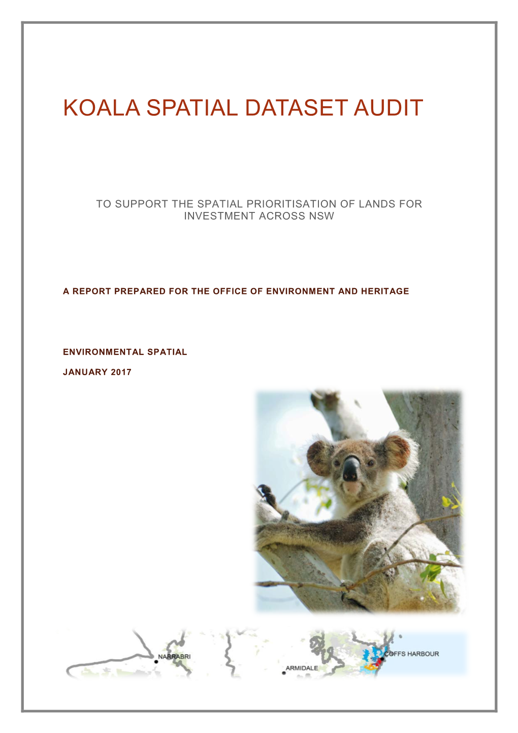 Koala Spatial Dataset Audit