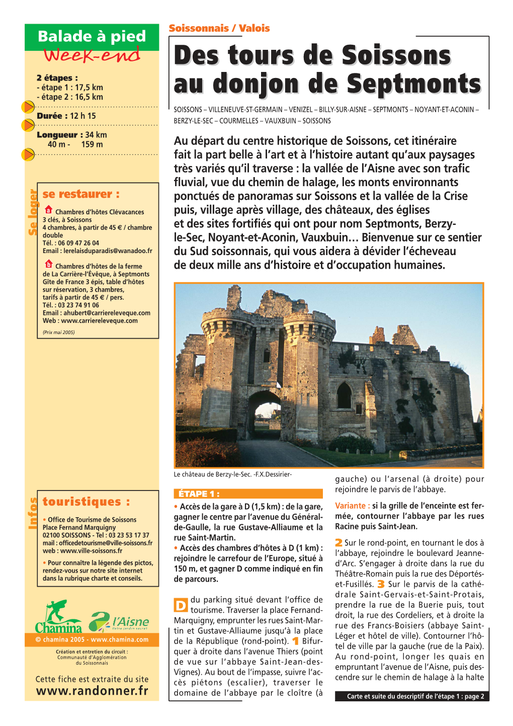 Des Tours De Soissons Au Donjon De Septmonts (Page 2)