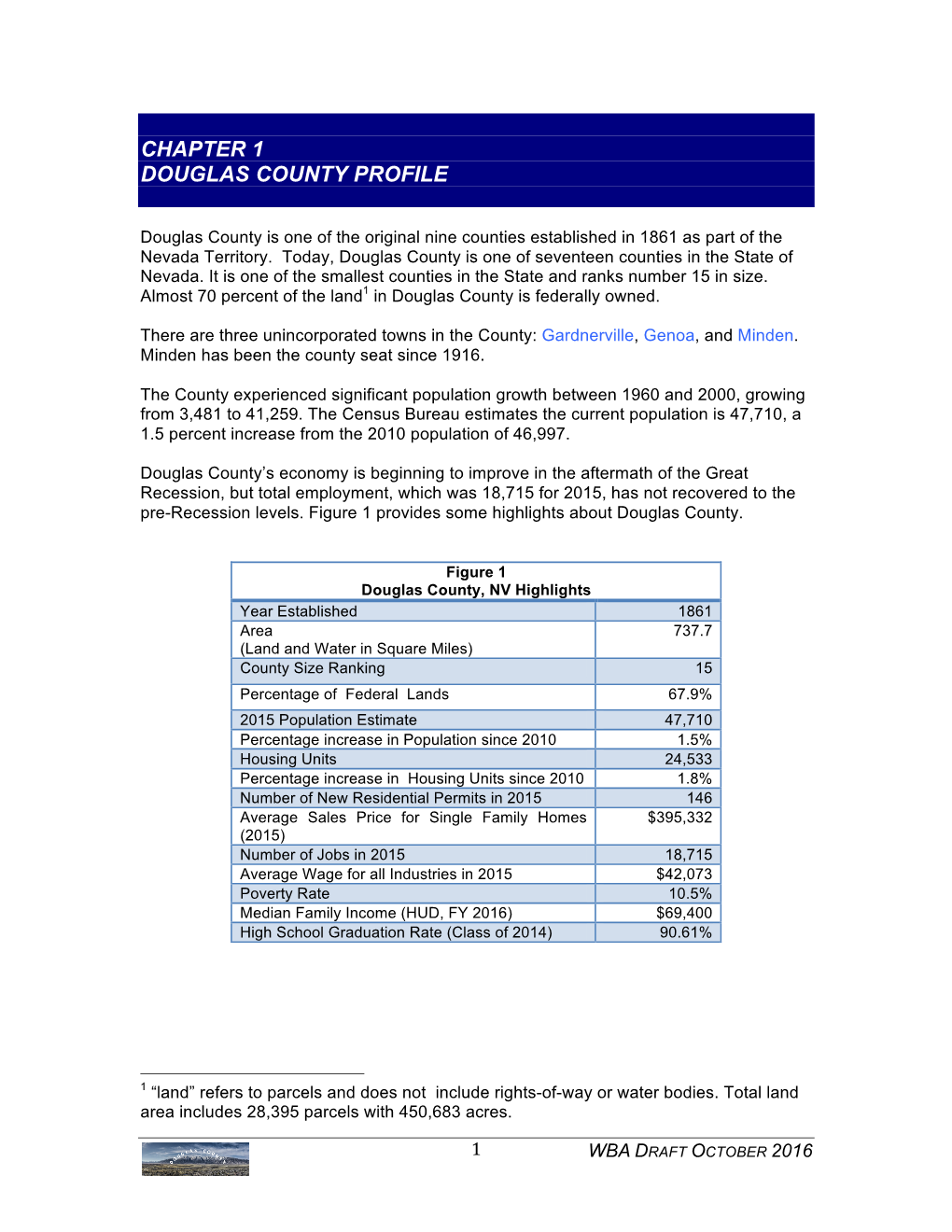 Chapter 1 Douglas County Profile