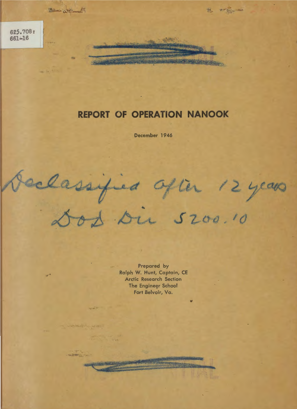 Report of Operation Nanook