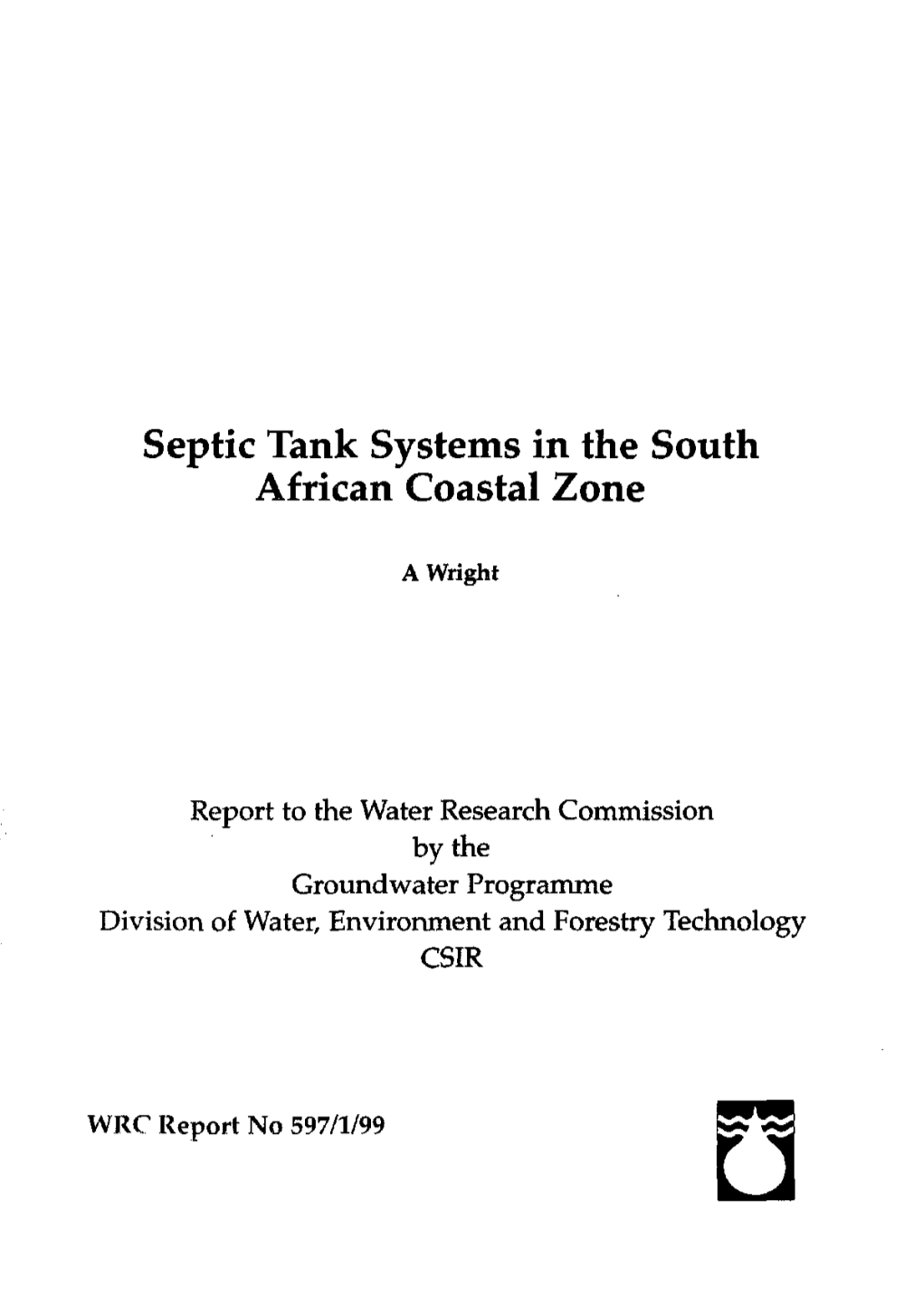 Septic Tank Systems in the South African Coastal Zone