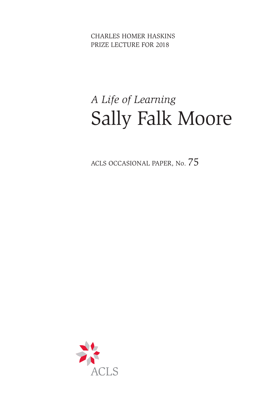 Sally Falk Moore