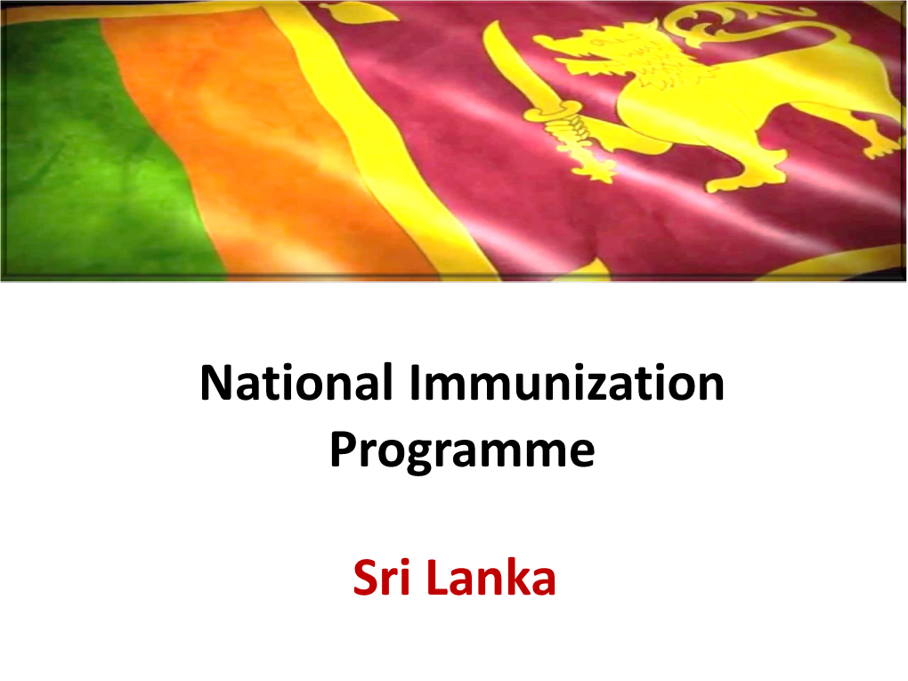 National Immunization Programme