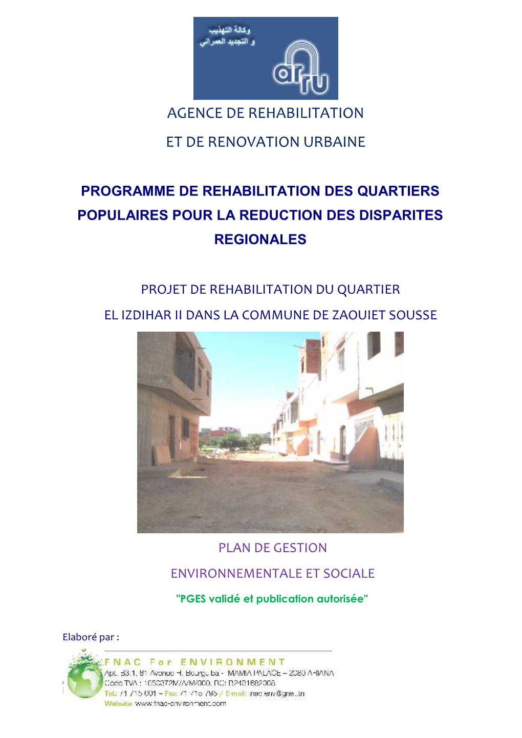 Agence De Rehabilitation Et De Renovation Urbaine