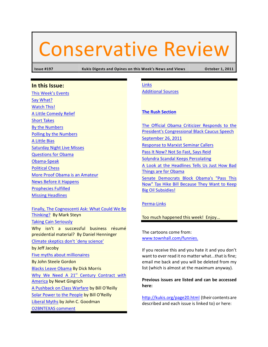 Conservative Review