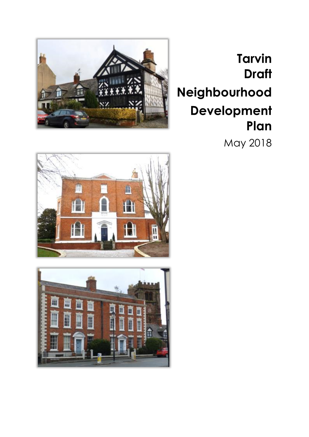 Tarvin Draft Neighbourhood Development Plan May 2018