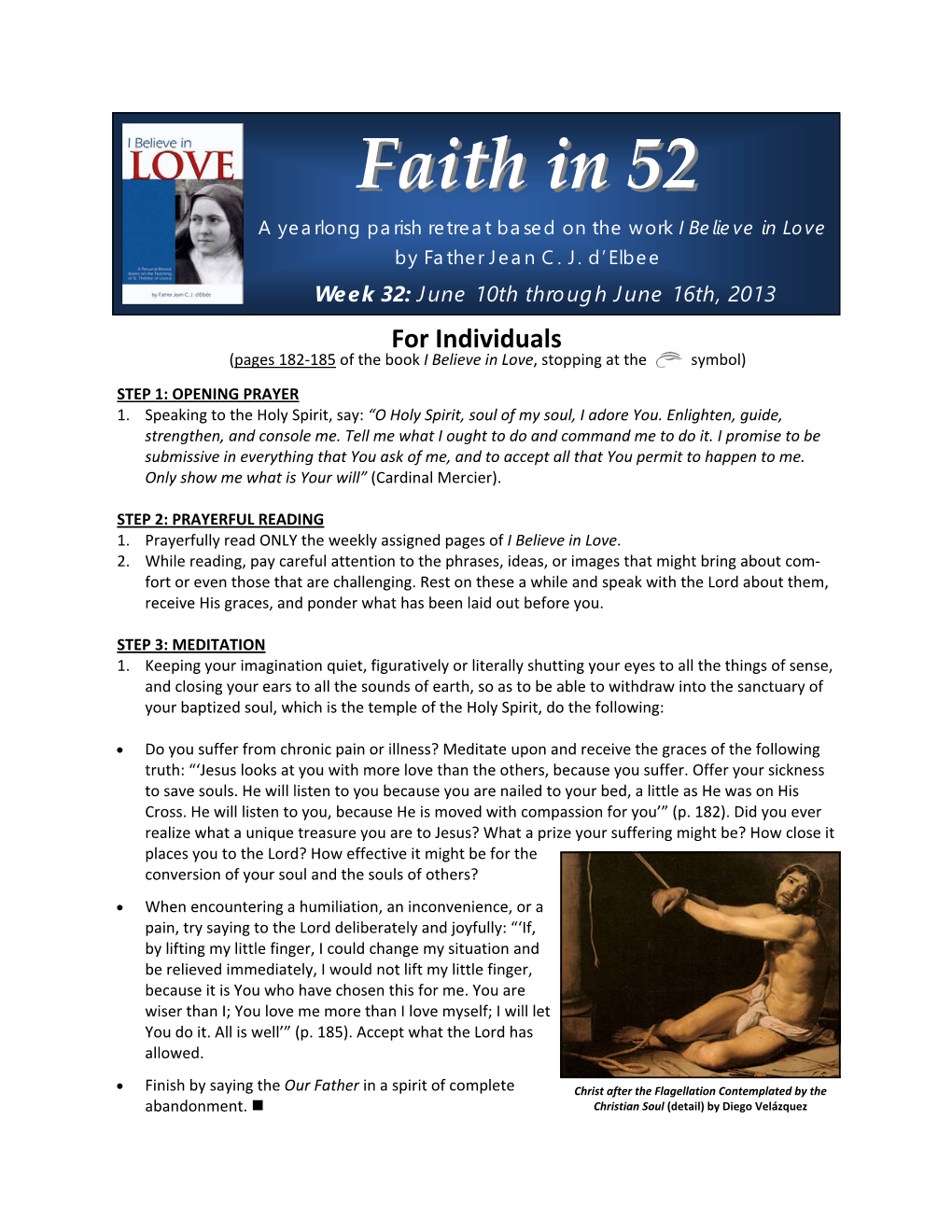 I Believe in Love Handout in English Week 32.Pub