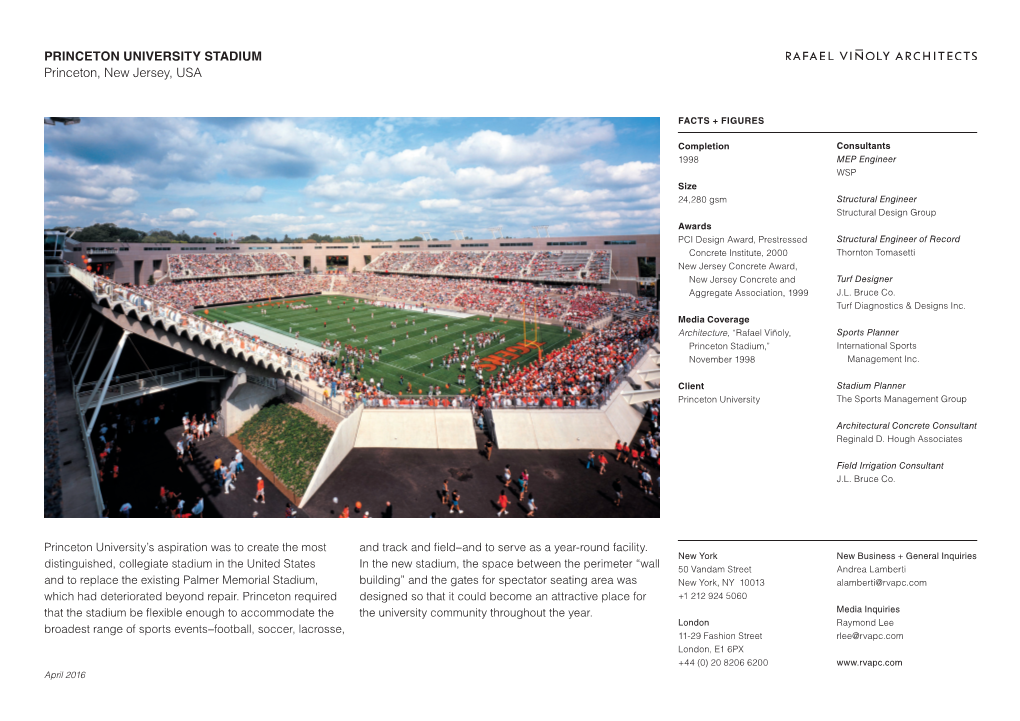 Princeton University Stadium Princeton, New Jersey, USA