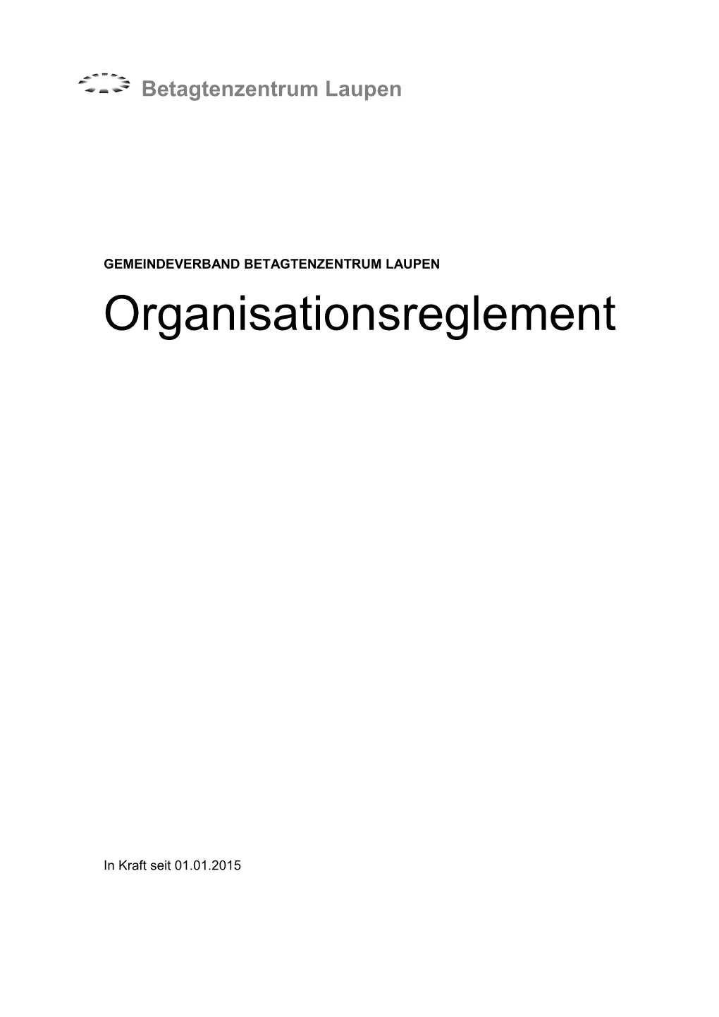 Organisationsreglement