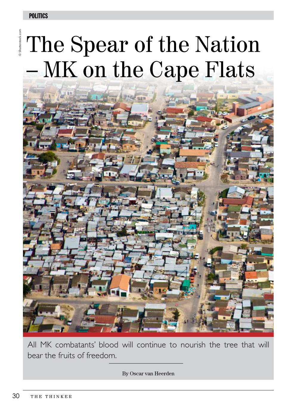 The Spear of the Nation – MK on the Cape Flats