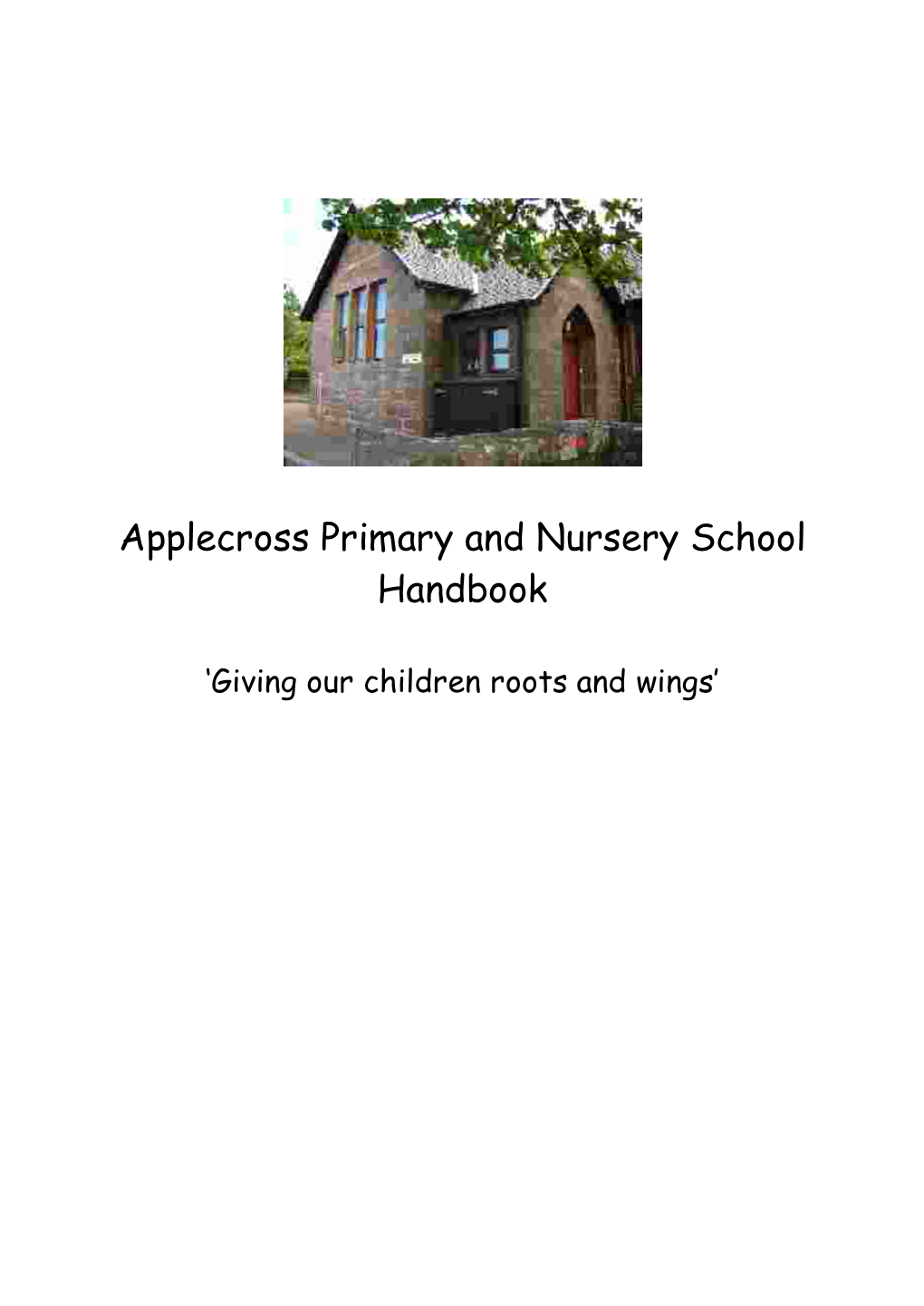 Applecross Primary and Nursery School Handbook