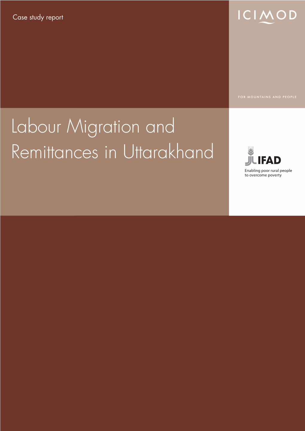 Labour Migration and Remittances in Uttarakhan Dharma.Indd