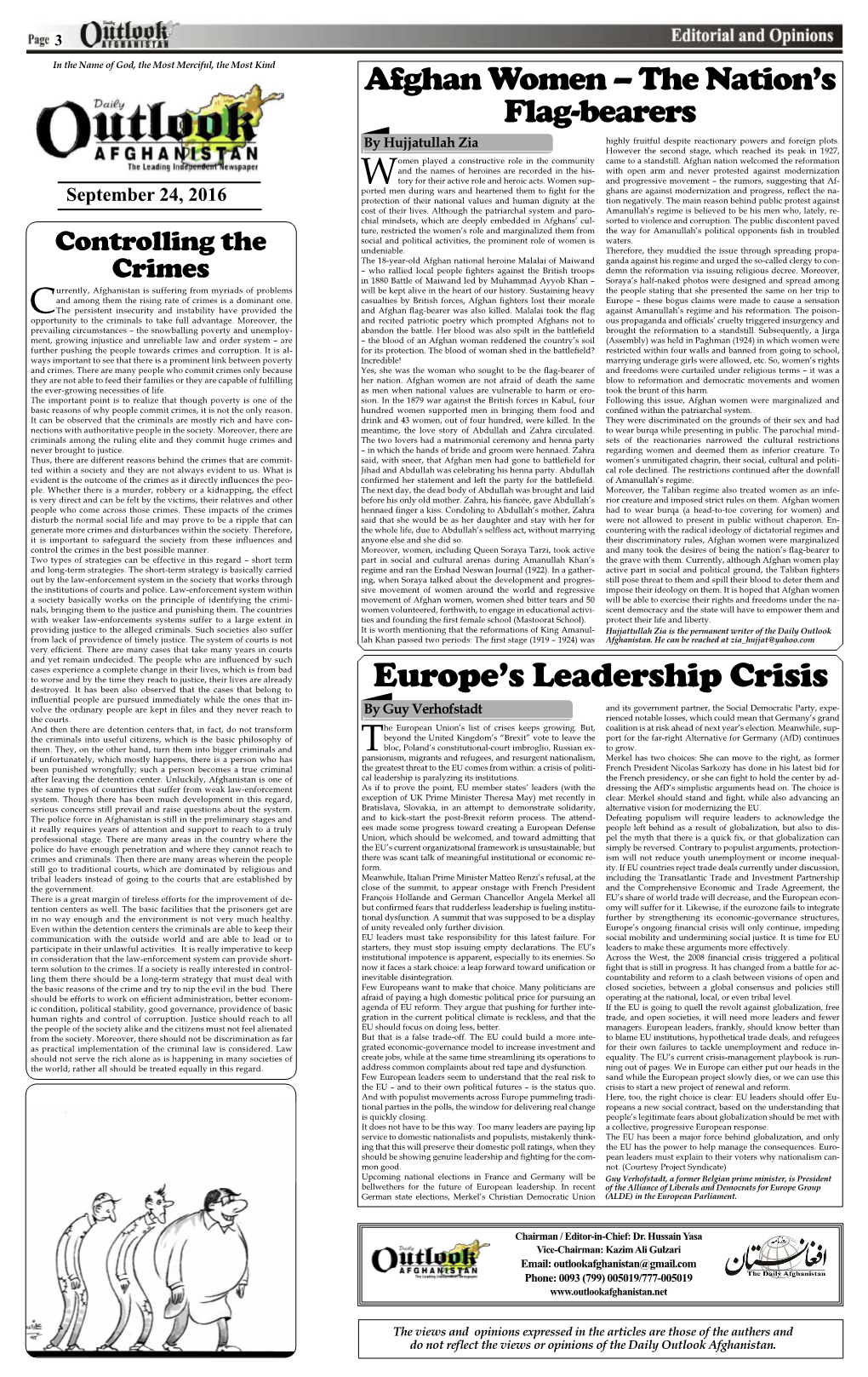 Europe's Leadership Crisis