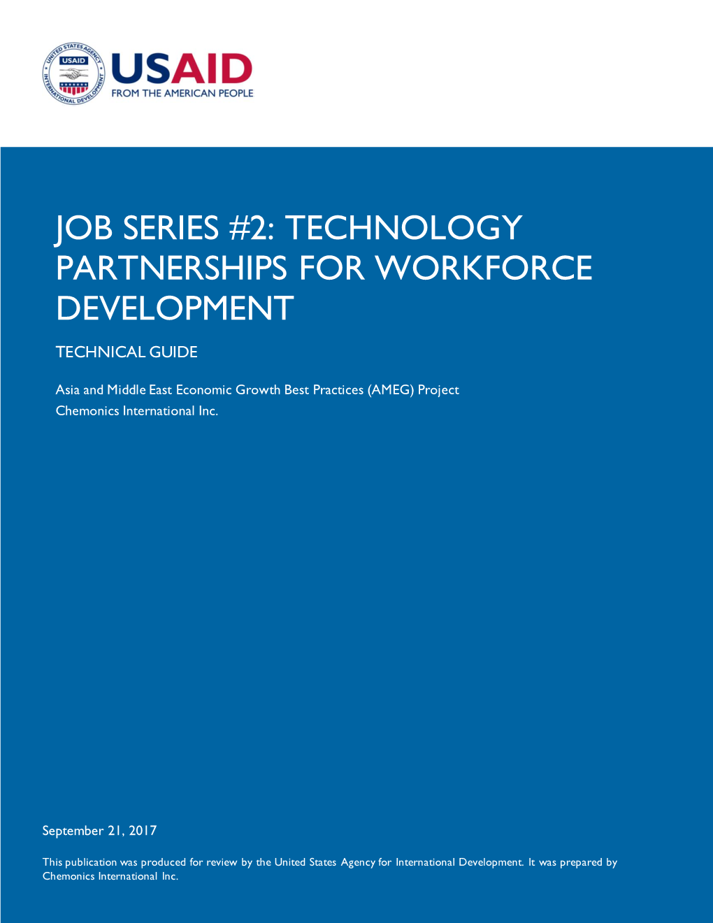 Technology Partnerships for Workforce Development