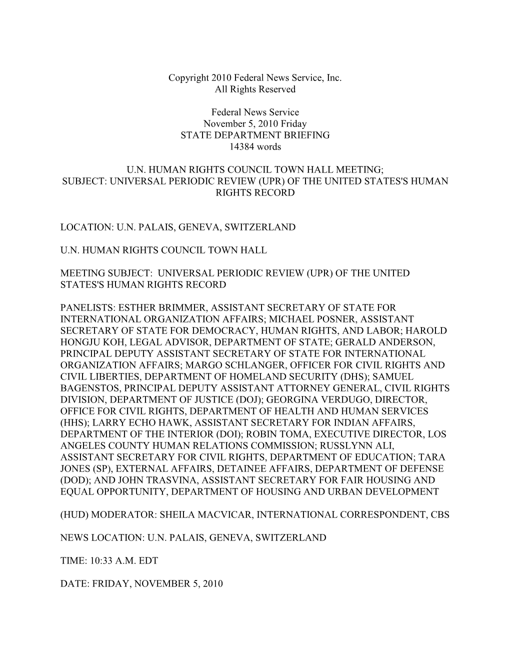 02.05.10 UPR Town Hall Transcript.Pdf