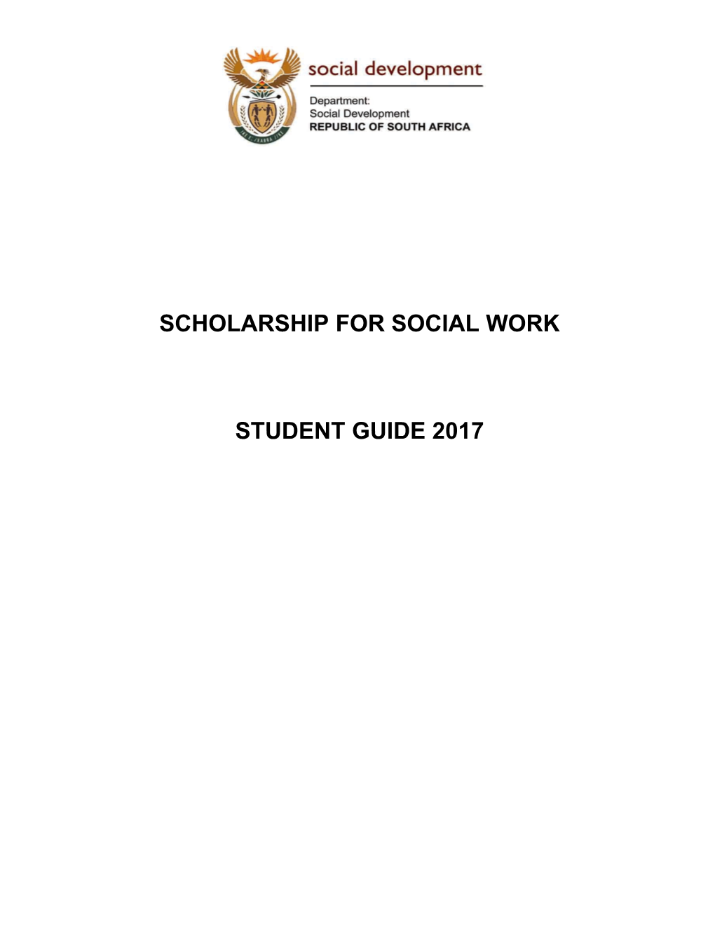 Scholarship for Social Work