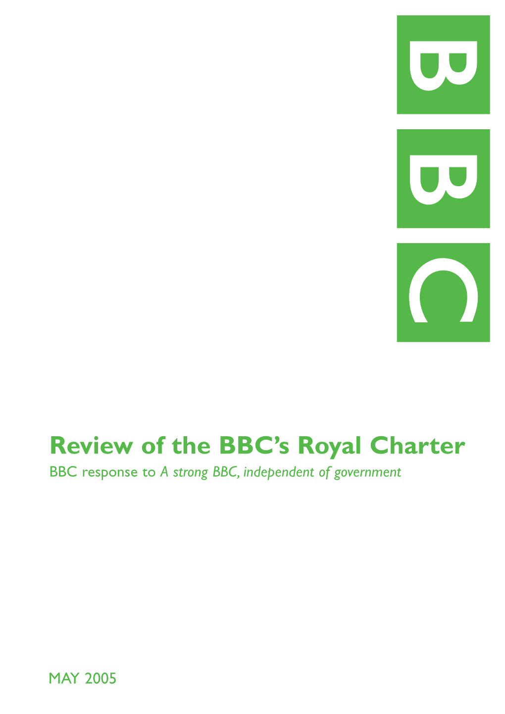 Review of the BBC's Royal Charter